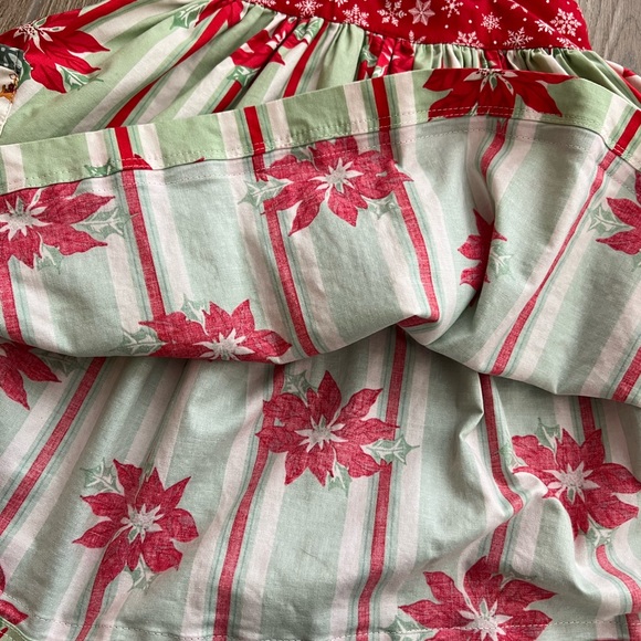 Matilda Jane Platinum Cheerful Lulu Poinsettia Holiday Top Sz 4 - Picture 4 of 7